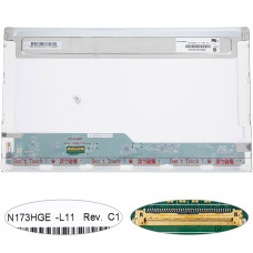 Матрица 17.3" N173HGE-L11 (1920*1080, 40pin, LED, NORMAL, глянцевая, разъем слева внизу) для ноутбука (renew)