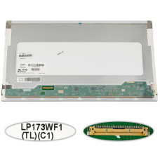 Матрица 17.3" LP173WF1-TLC1  (1920*1080, 40pin, LED NORMAL, матовая, разъем слева внизу) для ноутбука (renew)