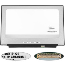Матрица 17.3" B173HAN05.0 (1920*1080, 40pin(eDP, IPS, 240HZ), LED, SLIM(без планок и ушек), матовая, разъем справа внизу) для ноутбука