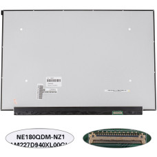 Матрица 18.0" NE180QDM-NZ1 (2560*1600, 40pin(eDP, IPS, 165Hz), LED, SLIM(без планок и ушек), матовая, разъем справа внизу) для ноутбука
