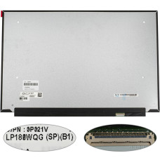 Матрица 18.0" LP180WQG-SPB1 (1920*1200, 40pin(eDP, IPS, 165Hz), LED, SLIM(без планок и ушек), матовая, разъем справа внизу) для ноутбука