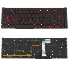 Клавиатура для ноутбука ACER (Nitro: AN517-55) rus, black, без фрейма, подсветка клавиш RED (ОРИГИНАЛ)