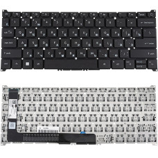 Клавиатура для ноутбука ACER (AS: A314-36, A314-42) rus, black, без фрейма