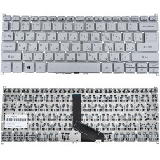 Клавиатура для ноутбука ACER (AS: SF314-42, SF314-57) rus, silver, без фрейма