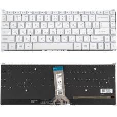 Клавиатура для ноутбука ACER (ConceptD 5 CN516-72) rus, white, без фрейма, подсветка клавиш