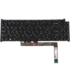 Клавиатура для ноутбука ACER (SFG16-71) rus, black, без фрейма, подсветка клавиш