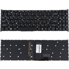 Клавиатура для ноутбука ACER (SW: SF315-51) ukr, black, без фрейма, подсветка клавиш (ОРИГИНАЛ)