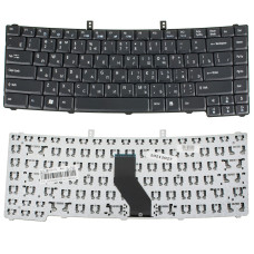 Клавіатура для ноутбуків Acer Extensa 4120, 4220, 4420, 4630, 5120 та TravelMate 4320, 4720, 5220, 5310, 5520, 5720 — чорна, RU-розкладка