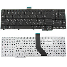 Клавиатура для ноутбука ACER (AS: 7230, 7330, 7530, 7730) rus, black, длинный шлейф