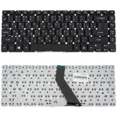 Клавиатура для ноутбука ACER (AS: V5-431, V5-471 series) rus, black, без фрейма
