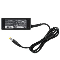 Адаптер живлення для ноутбука ACER 19V 1.58A 30W, штекер 5.5×1.7 мм (3 отвори), чорний — без кабелю