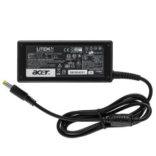 Блок питания для ноутбука ACER 19V, 3.42A, 65W, 5.5*1.7мм, прямой разъём, black (без кабеля!)
