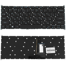 Клавиатура для ноутбука ACER (AS: SP513-51) rus, black, без фрейма