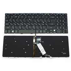Клавиатура для ACER Aspire M3-581, M3-581G, M3-581T, M3-581TG (RU Black без рамки с подсветкой)