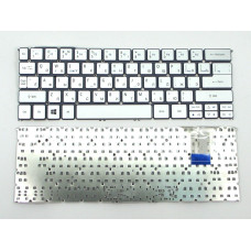 Клавіатура для ACER Aspire P3-151, P3-131, P3-171, TMX313-M (RU Silver без рамки) оригінал