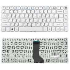 Клавиатура для ноутбука ACER (AS: E5-422, E5-473) rus, white, без фрейма