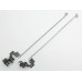 Петлі для ACER Aspire E5-523, E5-553, E5-575, E5-575G, F5-522, F5-572, F5-573G, K50-20 (33.GDEN7.001,33.GDEN7.002) (Ліва + права)