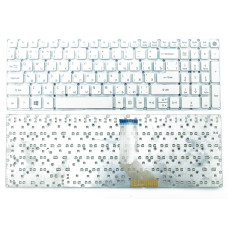 Клавиатура для ACER Aspire E5-522, E5-573, E5-573T, E5-573G, E5-573T, E5-532G (RU White без рамки)