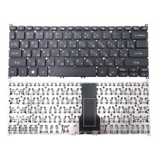 Клавіатура для ACER Swift SF114-34, SF314-41, SF314-52, SF314-53, SF314-54, SF314-55, SF314-56, SF514-51 версія 1 (RU Black без рамки) оригінал