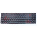 Клавіатура для ACER Nitro 5 AN515-45 AN515-55 AN515-56 AN515-57 AN517-41 AN517-53 N20C1 (RU Black без рамки з Red підсвіткою)