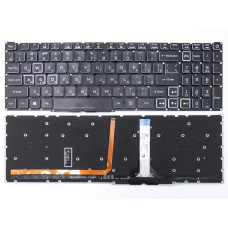 Клавіатура для ACER Nitro 5 AN515-46 AN515-56 AN515-57 AN515-58 AN517-41 AN517-54 AN517-55 AN517-56 AN715-51 (RU Black без рамки з RGB підсвіткою)