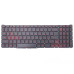 Клавіатура для ACER Nitro 5 AN515-46 AN515-56 AN515-57 AN515-58 AN517-41 AN517-54 AN517-55 AN517-56 AN715-51 (RU Black без рамки з Red підсвіткою)