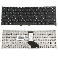 Клавиатура для ноутбука ACER (AS: A314-33) rus, black, без фрейма
