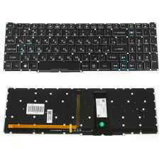Клавиатура для ноутбука ACER (Nitro: AN515-54) rus, black, без фрейма, подсветка клавиш RGB (ОРИГИНАЛ)
