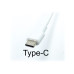DC кабель (Type-C, USB-C) для блоку живлення (30W, 45W, 65W, 87W, 90W) 5-проводів, 1.2m White. від блока живлення до ноутбука