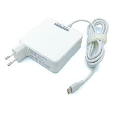 Блок живлення Type-C 87W для Apple, Asus, Acer, HP, Dell, Lenovo, Samsung, Xiaomi. квадратний білий