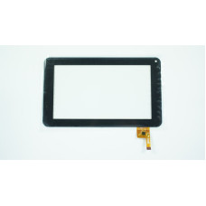 Тачскрин (сенсорное стекло) для FPC-TPC070072(DR1334)-00, 7",  внешний размер 186*111мм, рабочая часть 154*86мм, 12 рin, черный