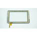 Тачскрин (сенсорное стекло) для FPC-TPC070072(DR1334)-00, 7",  внешний размер 186*111мм, рабочая часть 154*86мм, 12 рin, черный