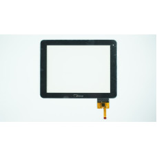 Тачскрин (сенсорное стекло) для DPT 300-N3708A-B00 VER1.0, 8", внешний размер 196х151 мм, 12 pin, черный