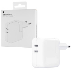 Зарядное устройство Apple Type-C Dual Port 35W 3.0A, белый (A2676)