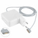Блок питания для ноутбука APPLE MagSafe2 14.85V, 3.05A, 45W, White, квадратный, с евро-адаптером (A1436), T-образный разъём MagSafe2