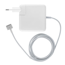 Зарядний блок живлення для ноутбука Apple MagSafe2 60W (16.5V, 3.65A), білий — T‑подібний роз’єм MagSafe2, з євроадаптером