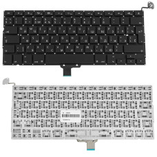 Клавиатура для ноутбука APPLE (MacBook Pro: A1278 (2008)) rus, black, BIG Enter
