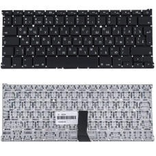 Клавиатура для ноутбука APPLE (MacBook Air: A1369, A1466 (2011-2017)) rus, black, BIG Enter