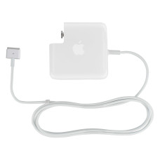 Блок живлення для ноутбука Apple MagSafe2 (A1436) з євроадаптером, T‑подібний роз’єм, 14.85V 3.05A 45W, білий