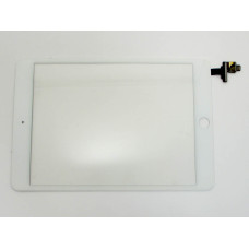 Тачскрін Apple iPad Mini3, 7.9" White оригінал (A1599 A1600 A1601) (Без IC Flex Connector, Home Button and Home Flex) (сенсорне скло)