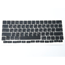 Клавіші клавіатури APPLE A1932 Macbook Air (2018, 2019) (RU BLACK, Small Enter). комплект кнопок