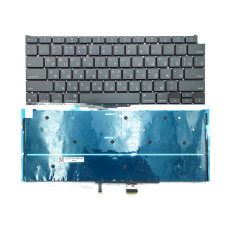 Клавіатура для APPLE A2337 MacBook Air 13" (2020, 2021) (RU, Small Enter з підсвіткою)