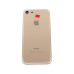 Задняя крышка для iPhone 7, gold, оригинал