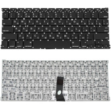 Клавиатура для ноутбука APPLE (MacBook Air: A1369, A1466 (2011-2017)) rus, black, SMALL Enter