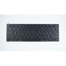 Клавіатура з підсвіткою для ноутбука Apple MacBook Pro Retina A1706, A1707 (2016–2017), RUS-розкладка, чорна, малий Enter, Original