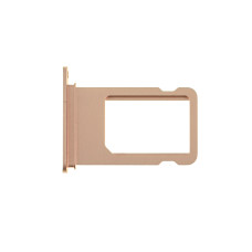 Разъем Sim-карты для Apple iPhone 7 Plus, gold, оригинал