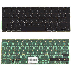 Клавиатура для ноутбука APPLE (MacBook Pro Retina: A1708 (2016-2017)) rus, black, BIG Enter, подсветка (ОРИГИНАЛ)