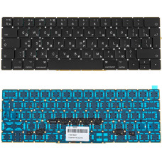 Клавиатура для ноутбука APPLE (MacBook Pro Retina: A1706, A1707 (2016-2017)) rus, black, BIG Enter, подсветка клавиш (ОРИГИНАЛ)