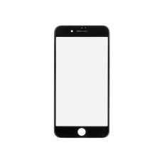 Стекло корпуса с рамкой для Apple iPhone 8 Plus, black, (ОРИГИНАЛ)