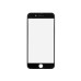 Стекло корпуса с рамкой для Apple iPhone 8 Plus, black, (ОРИГИНАЛ)